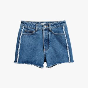 High Waist Straight Summer Jean Shorts Women
